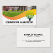 gazon aan de voorkant | Boom Logo | Landschapsarch Visitekaartje (Voorkant / Achterkant)