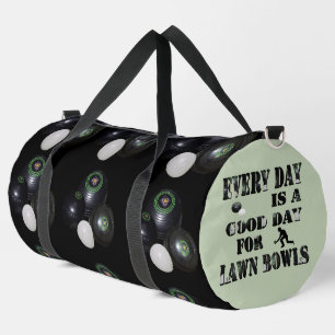 Gazon bowlen elke dag is leuk, plunjezak