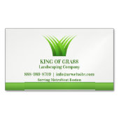 gazon care gras Logo Magnetisch Visitekaartje (Voorkant)