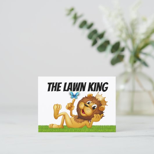 Gazon en landschap visitekaartje (Staand voorkant)