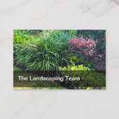 Gazon en landschapsarchitectuur unieke Visitekaart Visitekaartje (Voorkant)