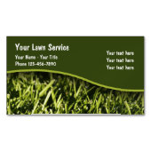 Gazon- en landschapsontwerp magnetisch visitekaartje (Voorkant)