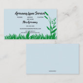 Gazon en tuin diensten visitekaartje (Voorkant / Achterkant)