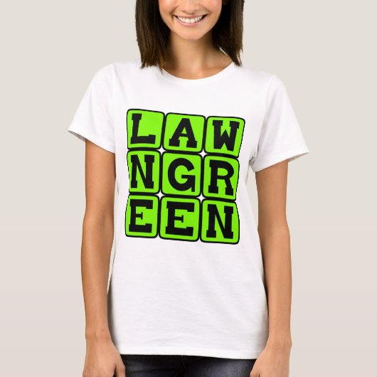 Gazon Groen, Kleur T-shirt (Voorkant)