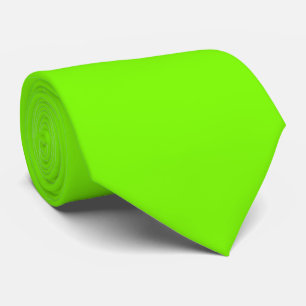 Gazon groene kleur effen vlak stropdas