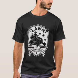 Gazon Handhaving Grasmachine Grappige Grasmaaier T-shirt