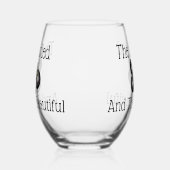 gazon kommen gebogen en de mooie, wijnglas zonder voet (Rechts)