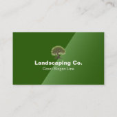 Gazon & Landscaping Cream/Groen Visitekaartje (Achterkant)