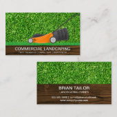 Gazon maaien | Grasmaaier Visitekaartje (Voorkant / Achterkant)