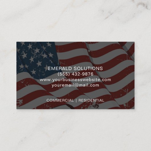 gazon maaien tuin service visitekaartje (Achterkant)