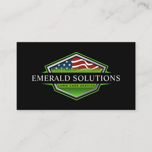 gazon maaien tuin service visitekaartje (Voorkant)