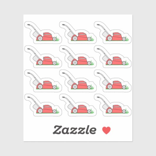 Gazon Maaien Tuinwerk Herinnering Bujo Planner Sticker (Vel)