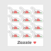 gazon maaien werf werkherinnering bujo planner sticker (Vel)