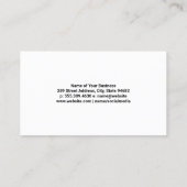 gazon voor het maaien van man | Visitekaartje van  (Achterkant)