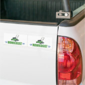 Gazon Yard Maaien, Grasmaaien, Landschapsarchitect Bumpersticker (Op Truck)