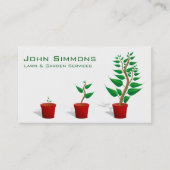 gazon zorg tuinarchitect visitekaartje (Voorkant)