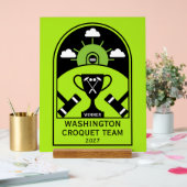 gazoncroquet acryl bord (Huwelijk)