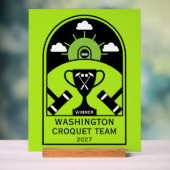 gazoncroquet acryl bord (Neutraal)