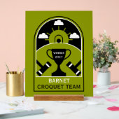 gazoncroquet acryl bord (Huwelijk)