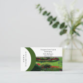 Gazonfoto naam op Front Landscaping Visitekaartje (Staand voorkant)