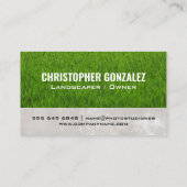 gazongras | tuingereedschap visitekaartje (Achterkant)