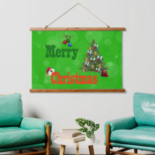 Gazonkommen Kerststijl, Muur het hangen Hangend Wandkleed