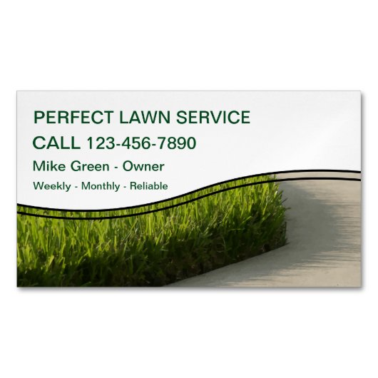 Gazonmaaiende zakelijke magneten (Voorkant)