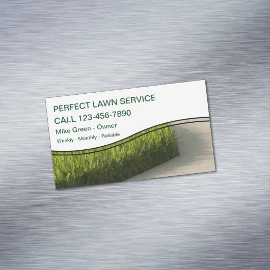 Gazonmaaiende zakelijke magneten (Voorbeeld)