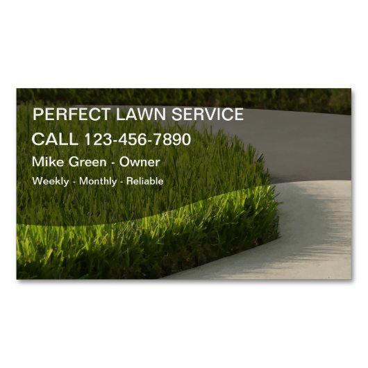 Gazonmaaiende zakelijke magneten (Voorkant)