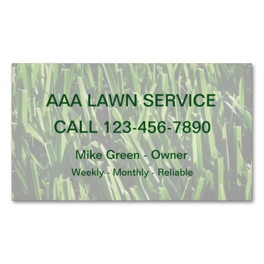 Gazonmaaiende zakelijke magneten (Voorkant)