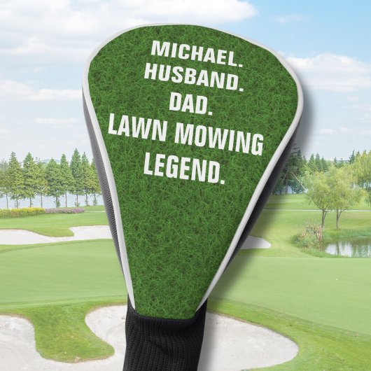 Gazonmaaier Legende Grappig Gepersonaliseerd Golfheadcover