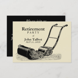  gazonmaaier pensioen party uitnodiging