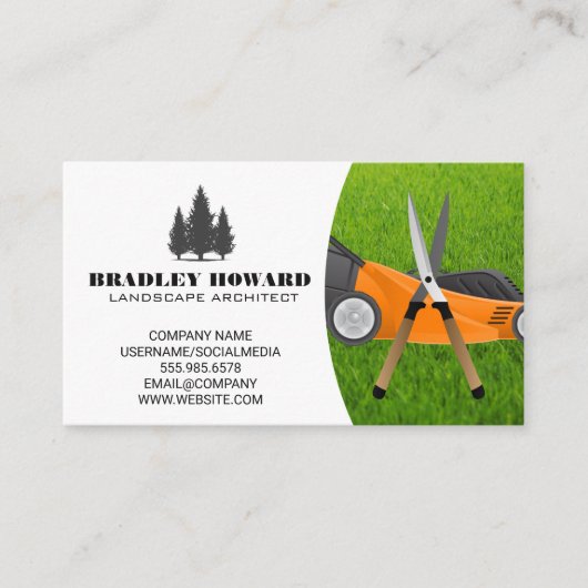 Gazonmaaier | Tuinscharen | Gras Visitekaartje (Voorkant)