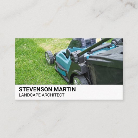 Gazonmaaier Zakelijke Kaart Visitekaartje (Voorkant)