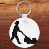 gazonmaaipictogram sleutelhanger (Voorkant)