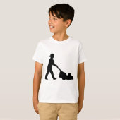 gazonmaaipictogram t-shirt (Voorkant volledig)