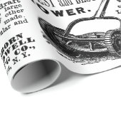 gazonmoweradvertentie cadeaupapier (Rol Hoek)