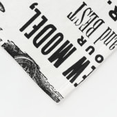  gazonmoweradvertentie fleece deken (Hoek)