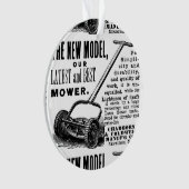  gazonmoweradvertentie ornament (voorkant)