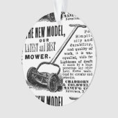 gazonmoweradvertentie ornament (voorkant)