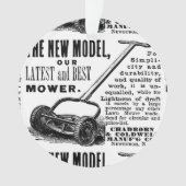  gazonmoweradvertentie ornament (voorkant)