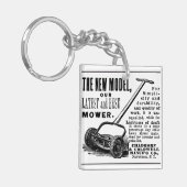  gazonmoweradvertentie sleutelhanger (Voorkant Links)