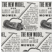  gazonmoweradvertentie stof (Close Up)