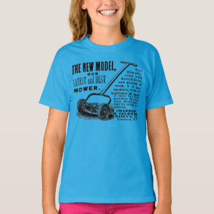  gazonmoweradvertentie t-shirt