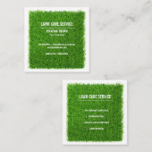 Gazonmuur Gazonverzorging Landschapsarchitectuur T Vierkante Visitekaartje (Voorkant / Achterkant)