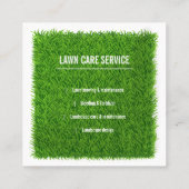 Gazonmuur Gazonverzorging Landschapsarchitectuur T Vierkante Visitekaartje (Achterkant)