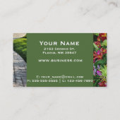 Gazononderhoud en -diensten visitekaartje (Achterkant)