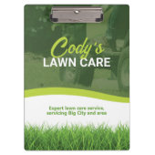 Gazononderhoud en grasmaaionderhoud klembord (Voorkant)