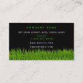 Gazononderhoud Landschap Grass Mowing Business Log Visitekaartje (Achterkant)