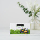 Gazononderhoud Landschap Grass Mowing Business Log Visitekaartje (Staand voorkant)